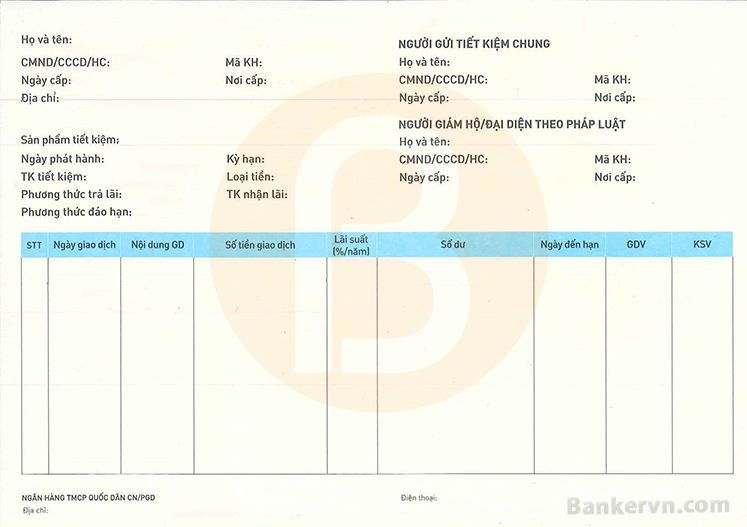 Dịch vụ chứng minh tài chính NCB