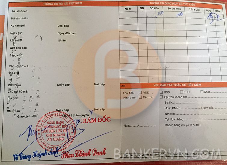 Dịch vụ chứng minh tài chính LienVietPostBank