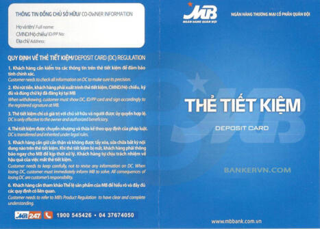 Dịch vụ chứng minh tài chính MB bank