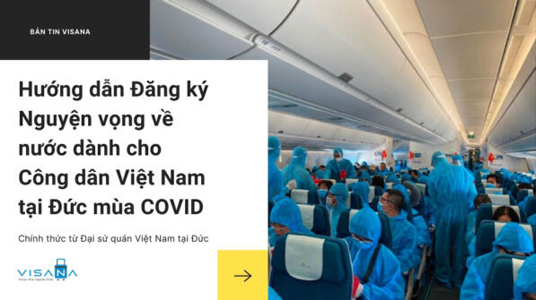 Hướng dẫn đăng ký nguyện vọng về nước từ Đức