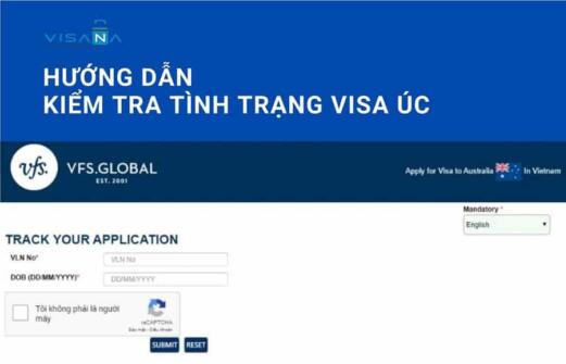 Hướng dẫn kiểm tra tình trạng visa Úc - VISANA
