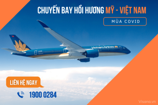 vé máy bay từ Mỹ về Việt Nam