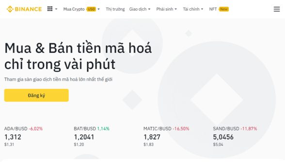 Mở tài khoản sàn Binance trên điện thoại ưu đãi giảm 10% phí giao dịch