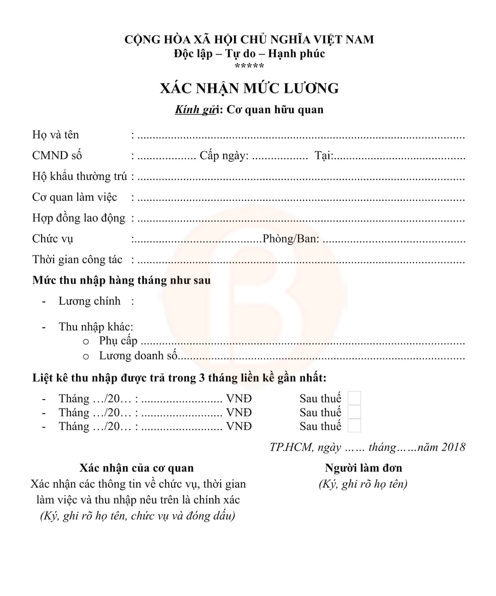 giấy xác nhận mức lương 05