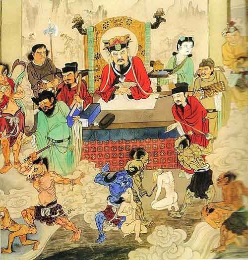 Hình ảnh Diêm Vương cai quản Quỷ Môn Quan. (Ảnh qua khoahoc)