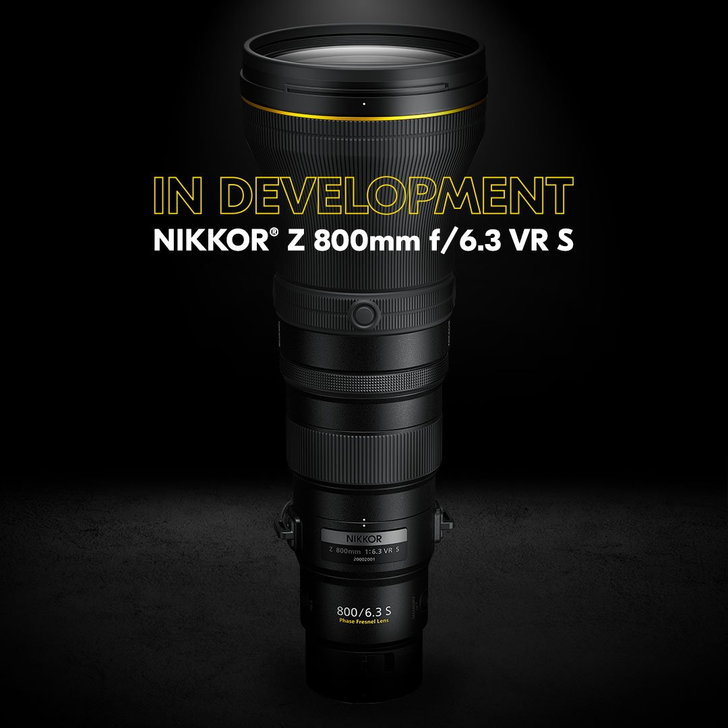 Nikon Z 800mm f / 6.3 VR PF S