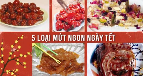 Hướng dẫn làm 5 loại mứt và kẹo cho ngày Tết ngon hết sảy. 1