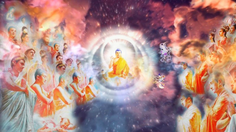 Pháp Luân Thánh Vương là vô xứ bất tại (không chỗ nào không có). Quá khứ, hiện tại, và tương lai, đều là hiện thành từ Uy Đức của Thánh Vương