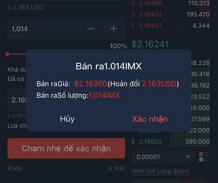 cách bán coin trên sàn gate.io 6