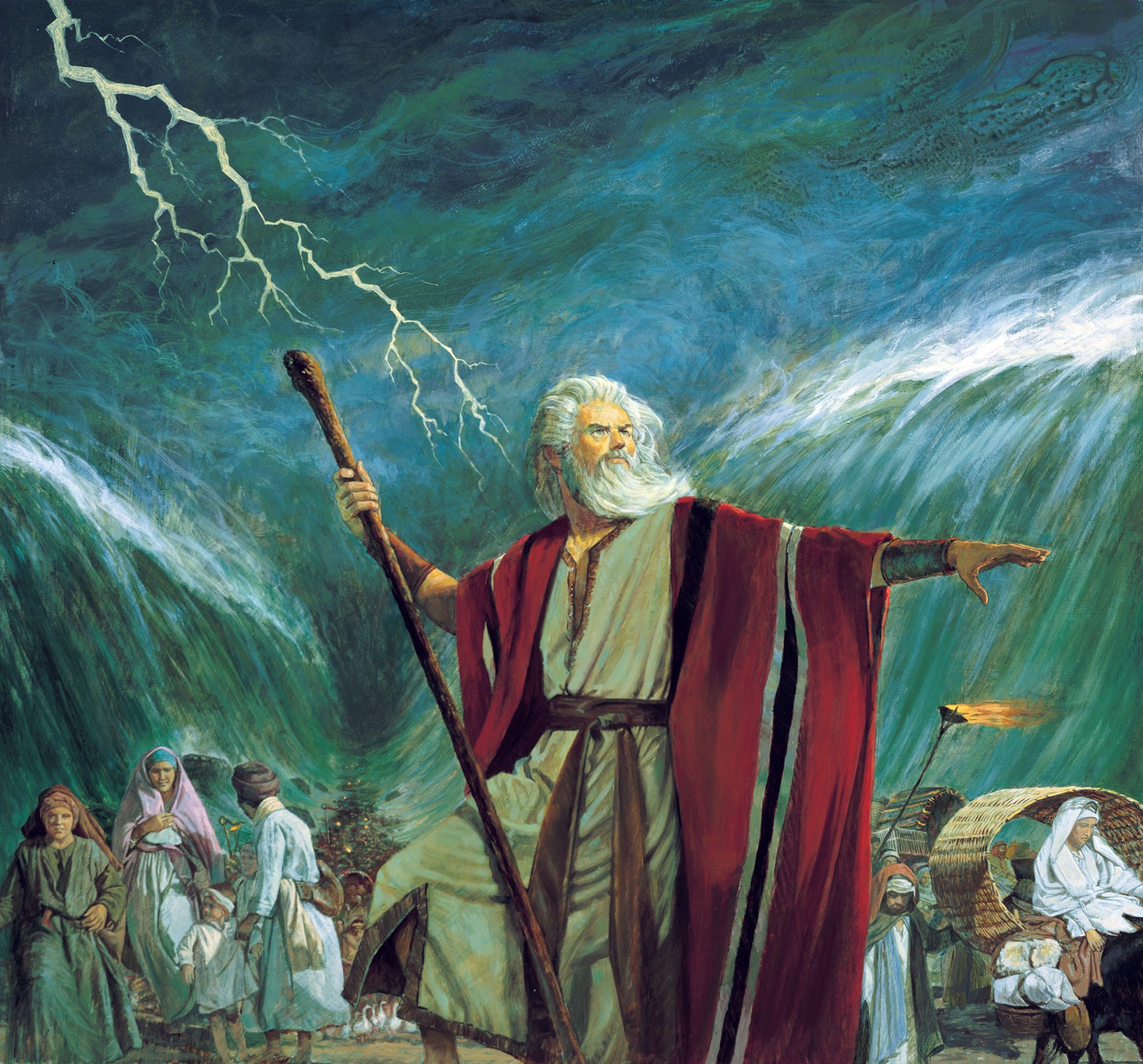 Truyền thuyết về "Phép màu của Moses". 