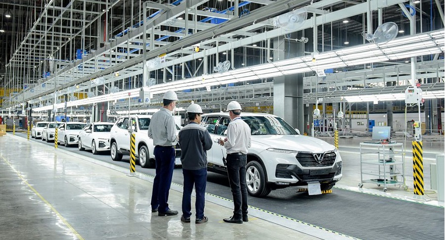 Nhà máy ô tô VinFast sẽ chính thức khánh thành vào tháng 6/2019. Ảnh 1