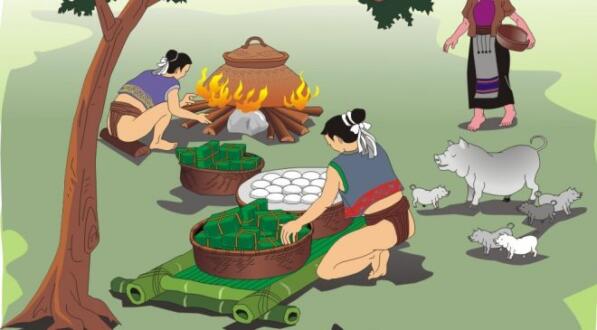Nhận ra "Đạo" trong bánh chưng bánh dày, Lang liêu được chọn nối ngôi vua Hùng.1