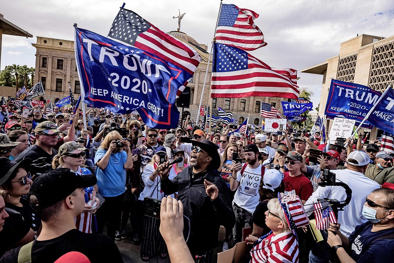 Người dân ủng hộ TT trump