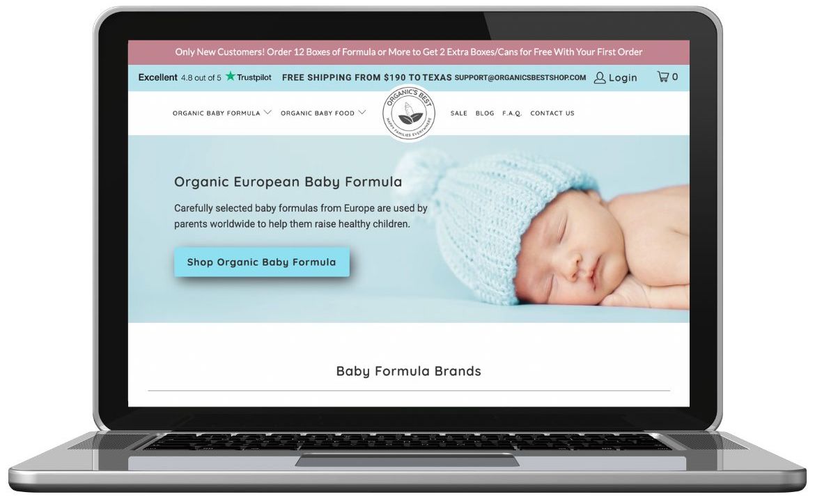 Trang web tốt nhất của Organic trên máy tính