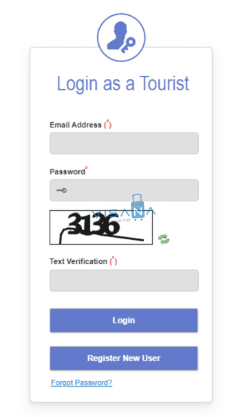 đăng nhập e-Visa Oman visana