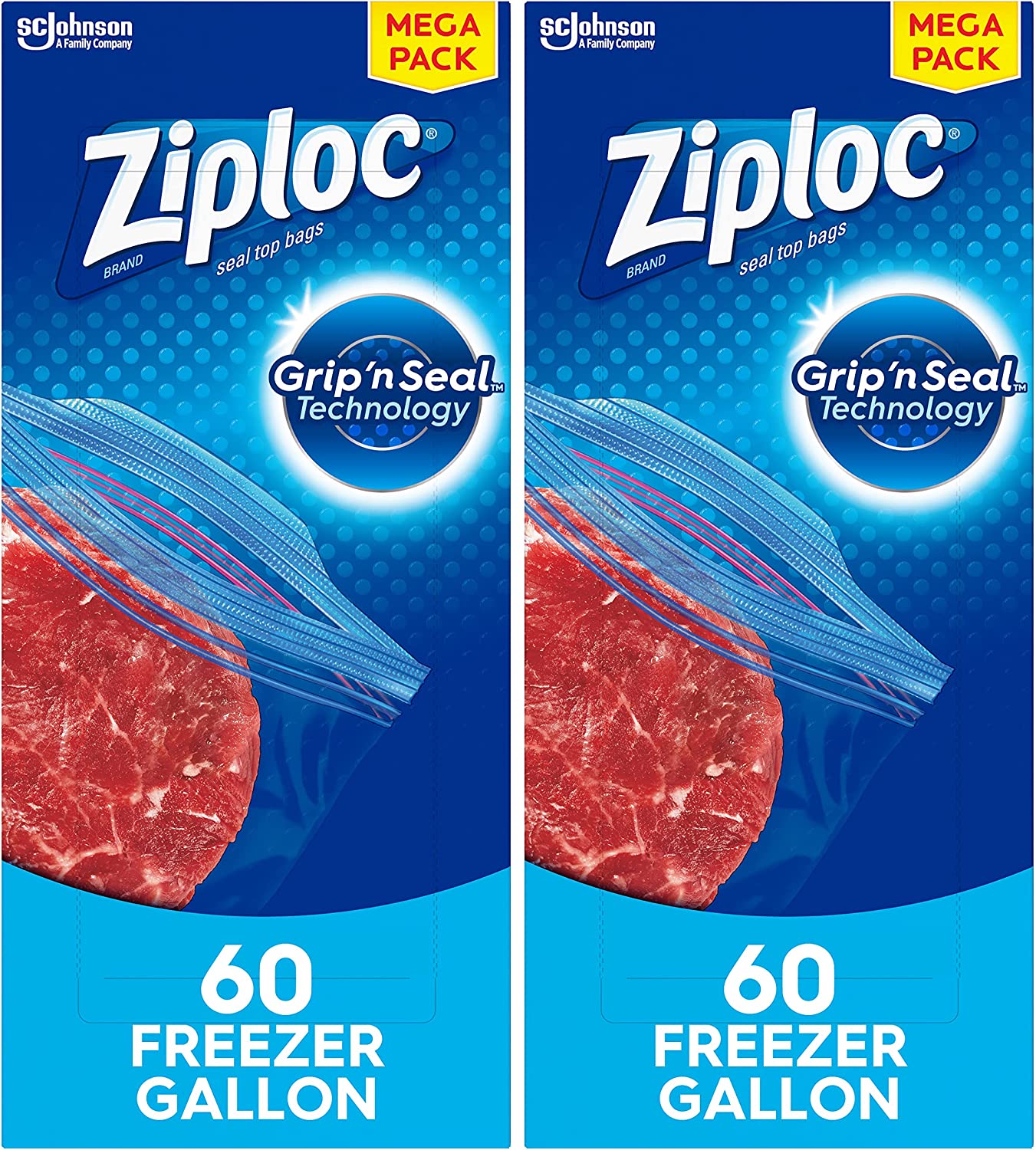 Túi tủ đông Ziploc Gallon