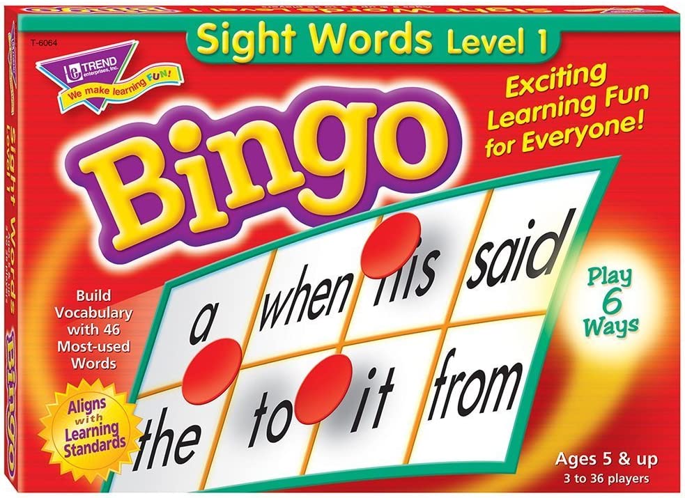 Sight Words Cấp 1 Trò chơi Bingo