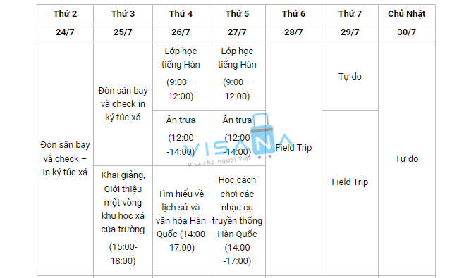 Chương trình du học hè Hàn Quốc tại Đại học Pusan visana2