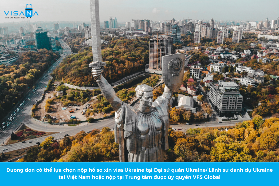 nơi nộp hồ sơ visa ukraine visana