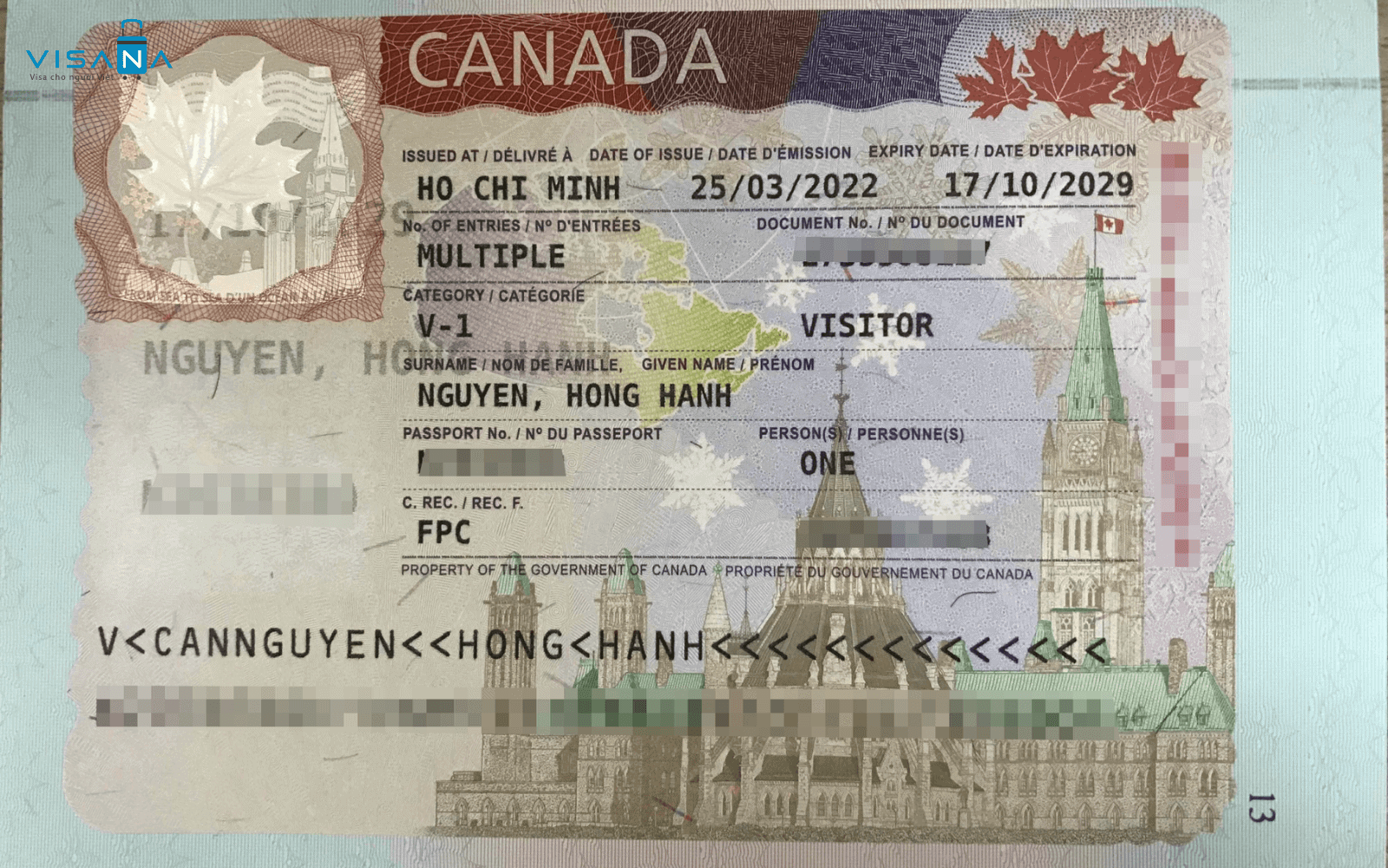 Visitor Visa canada visana