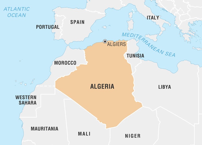 Vị trí Algeria