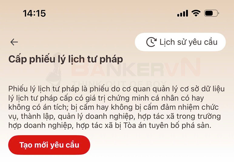 Hướng dẫn làm lý lịch tư pháp 3