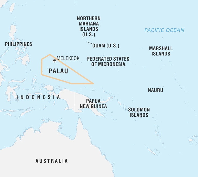 Palau ở đâu